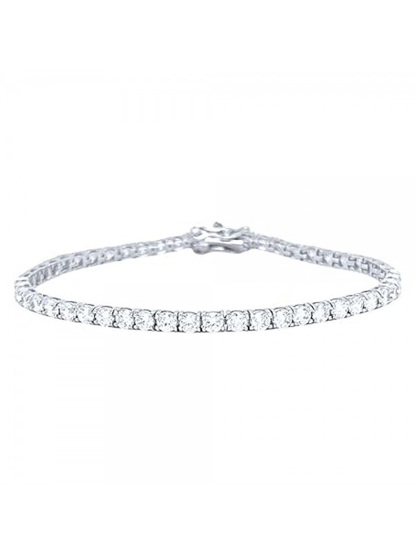 amorili Bracciale tennis donna argento 925 cm 17 mm 3
